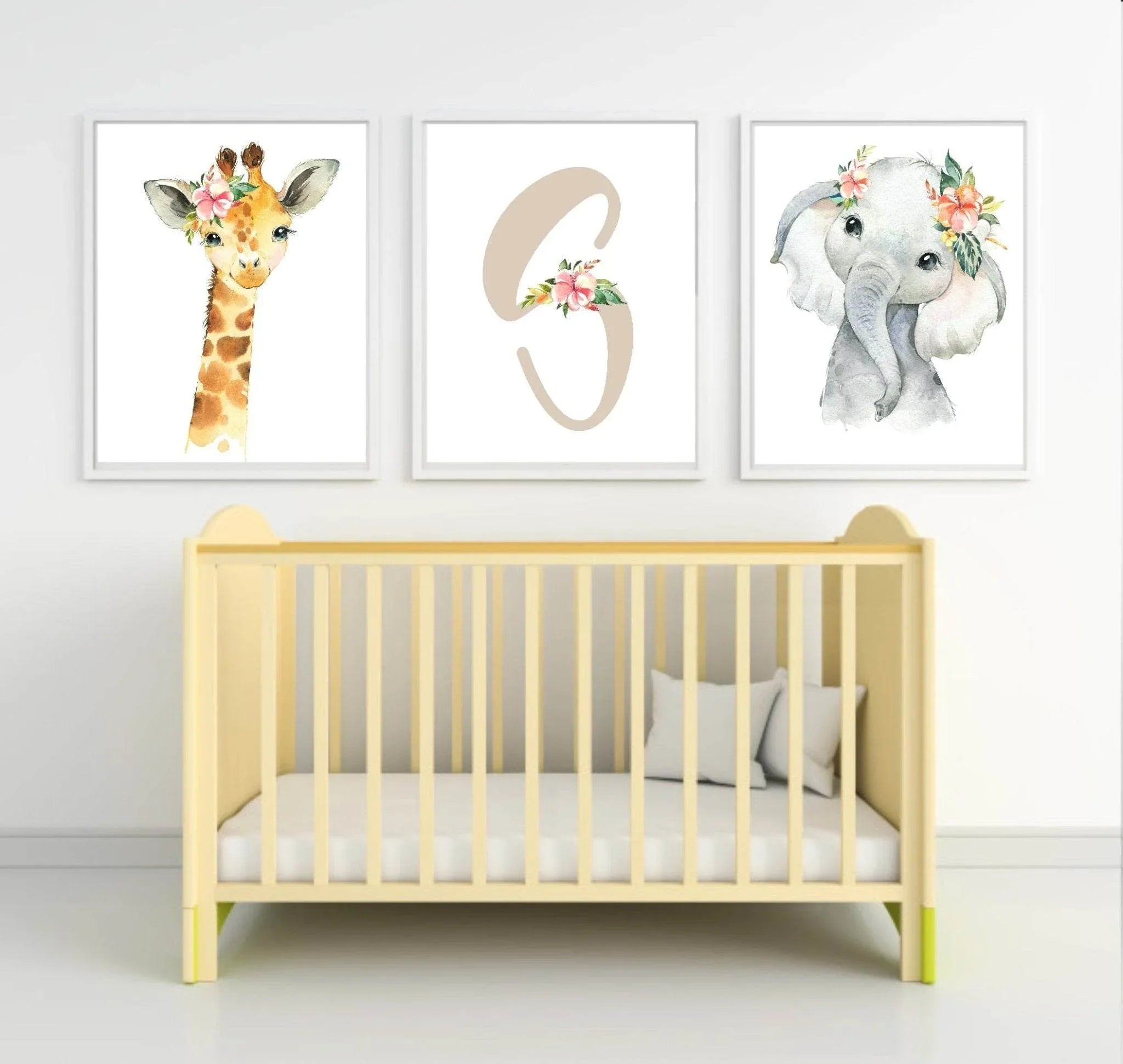 Collection Of Personalised Sweet Animals Prints | Kids Wall Art - Larosier Prints