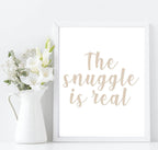 The Snuggle Is Real Print | Family Wall Art - Larosier Prints