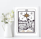 The Star Tarot Card Print | The Major Arcana | Celestial Wall Art - Larosier Prints