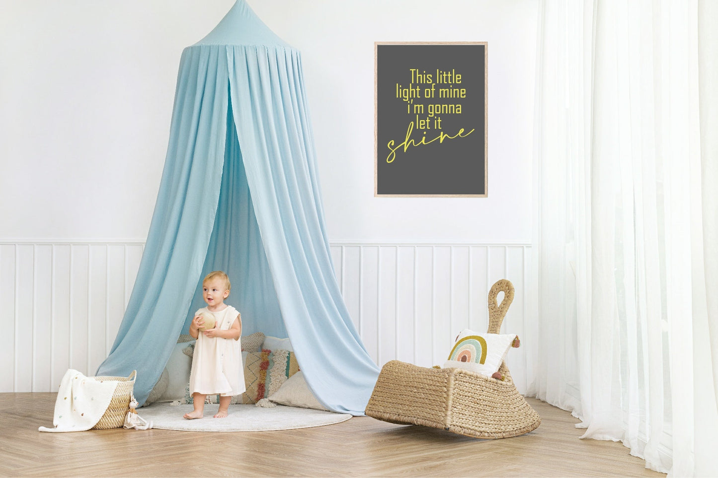 This Little Light Of Mine Print | Nursery & Play Room Wall Art