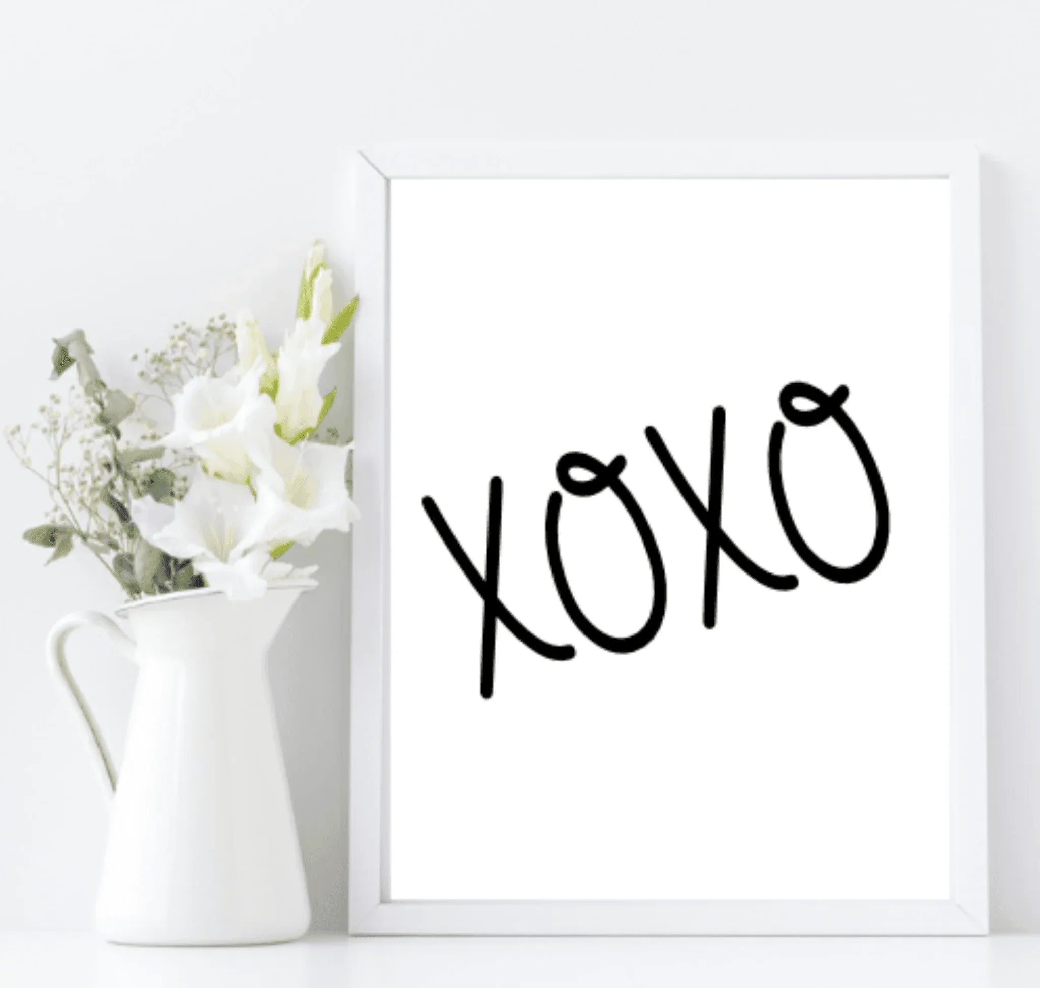XOXO Print | Family & Love Wall Art - Larosier Prints