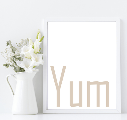 Yum Print | Kitchen Wall Art