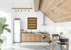 Yummy Yummy Print | Kitchen Wall Art - Larosier Prints
