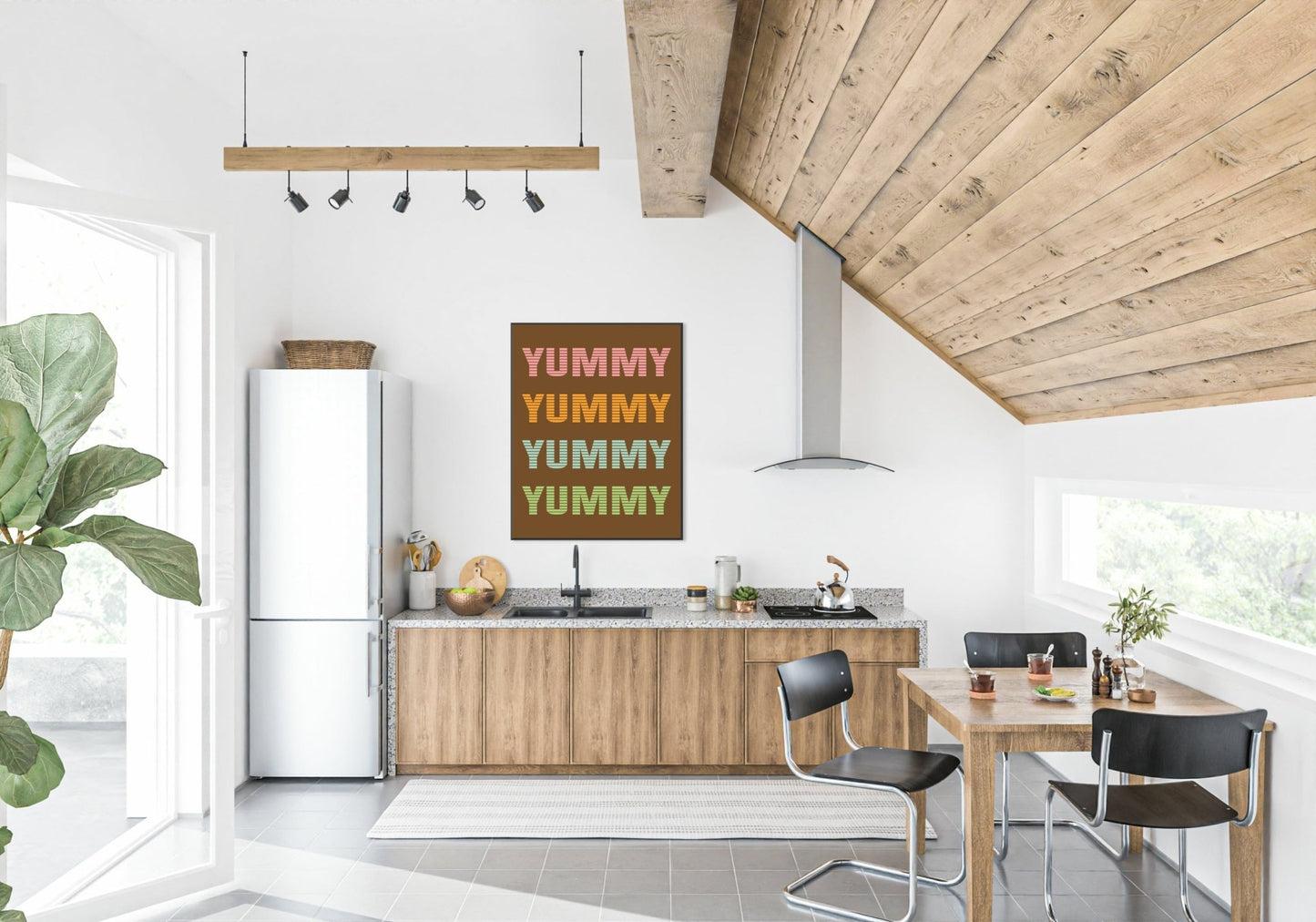 Yummy Yummy Print | Kitchen Wall Art